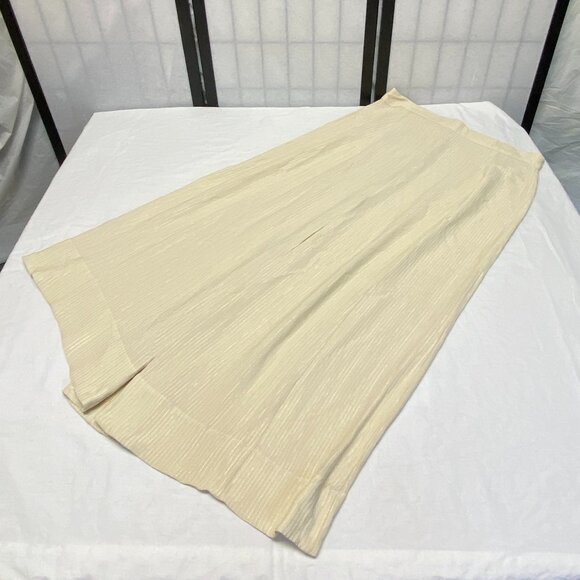 Christy Dawn Madewell Ida Maxi Skirt Cream Stripe Button Front Boho Cottagecore - Picture 9 of 16